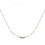 Yehwang Ketting Witte Kralen | Zilver