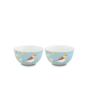 PIP Studio Kommen set Bird | Blauw