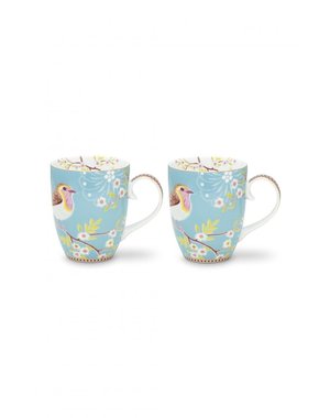 PIP Studio Mokken set 2 stuks Bird | Blauw