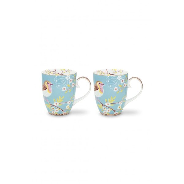 PIP Studio Mokken set 2 stuks Bird | Blauw