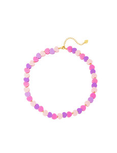 Yehwang Kinderketting Lots of Love | Paars-Roze