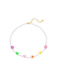 Yehwang Kinderketting Parel Flowers | Multicolor