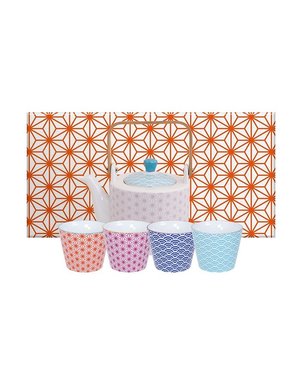 Tokyo Design Tokyo Design Thee Set Star/Wave | Multikleur