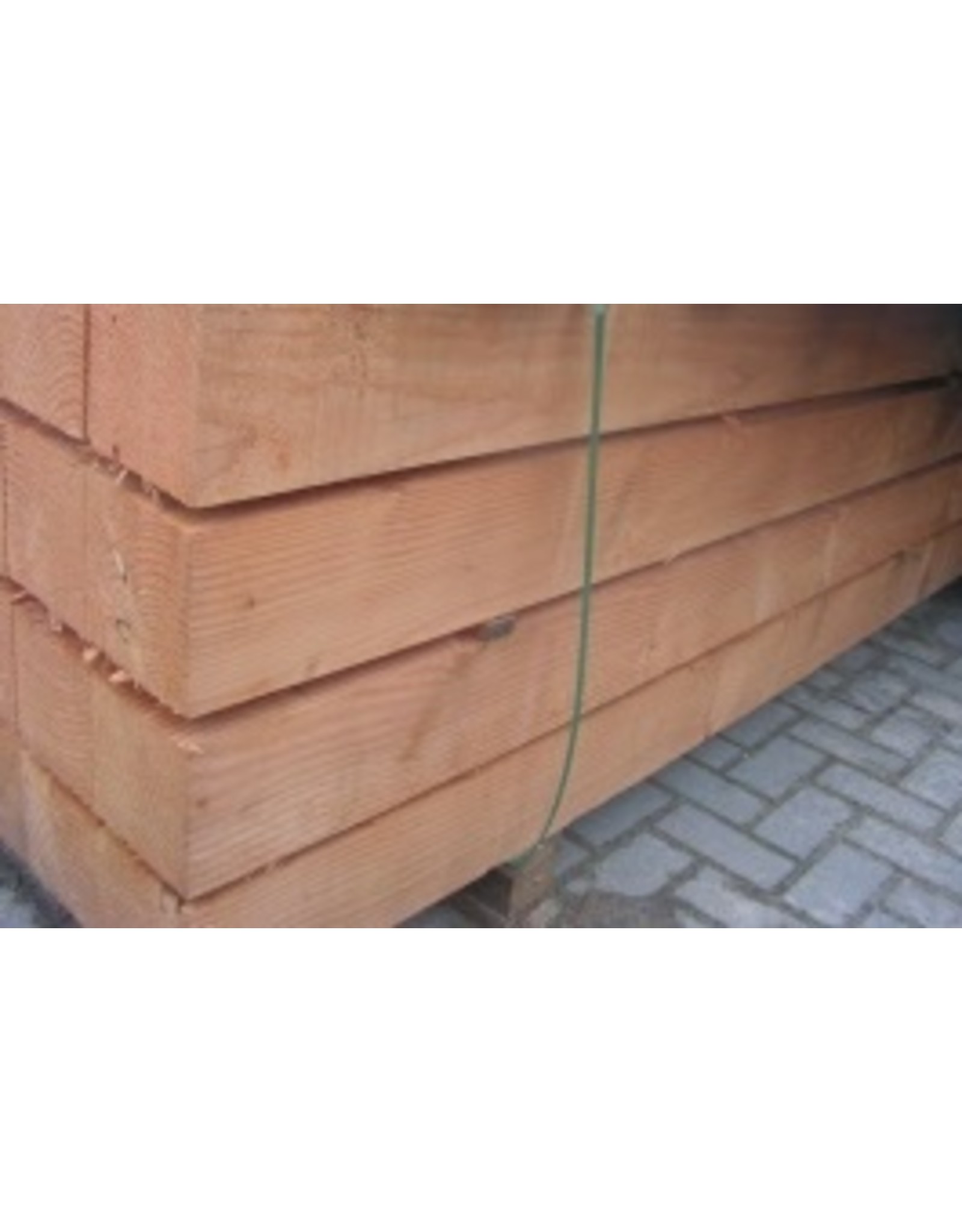 Douglas paal 191x191mm Geschaafd