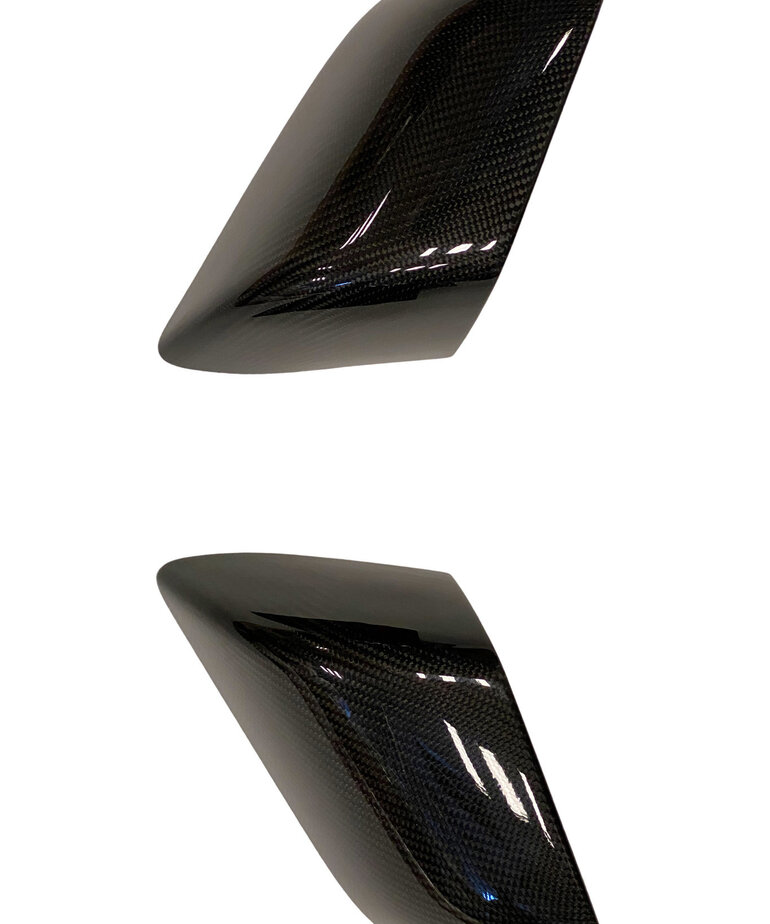 Autoparts Carbon spiegelkappen (glanzend) Tesla