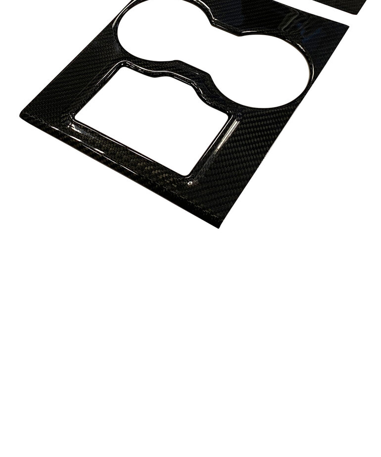 Autoparts 3 delige set Carbon middenconsole (glanzend)