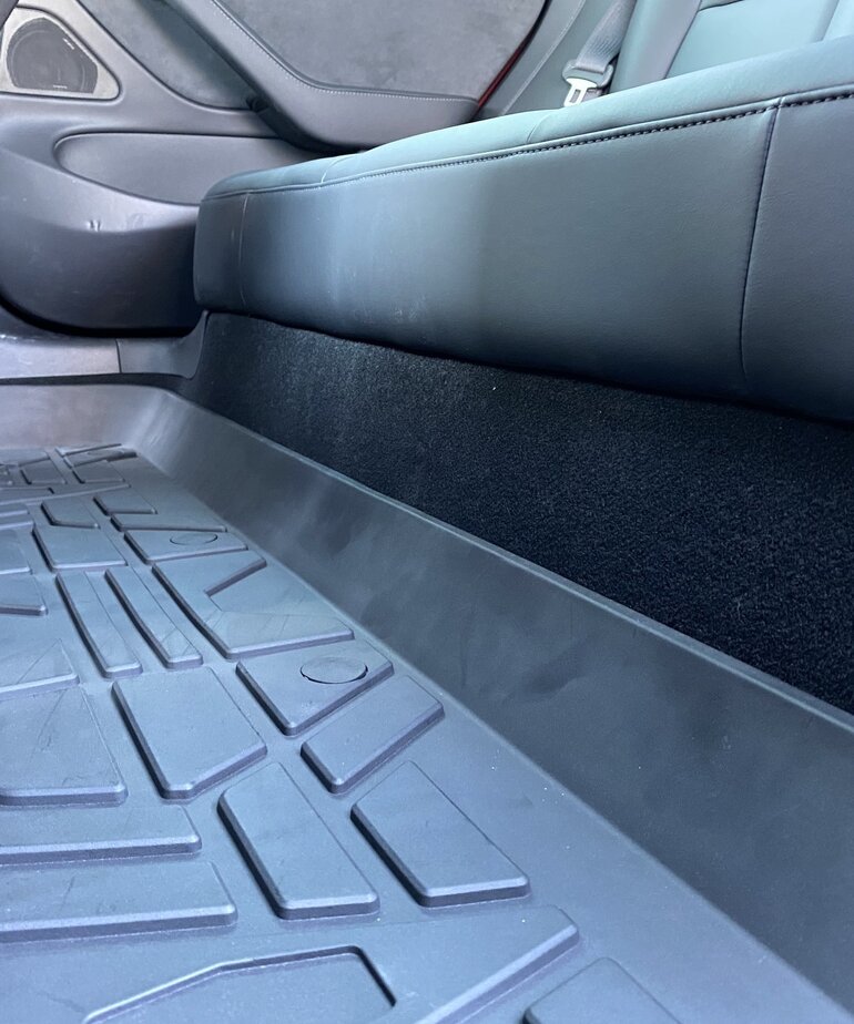 Autoparts 3 delige Set rubberen matten voor Tesla model 3