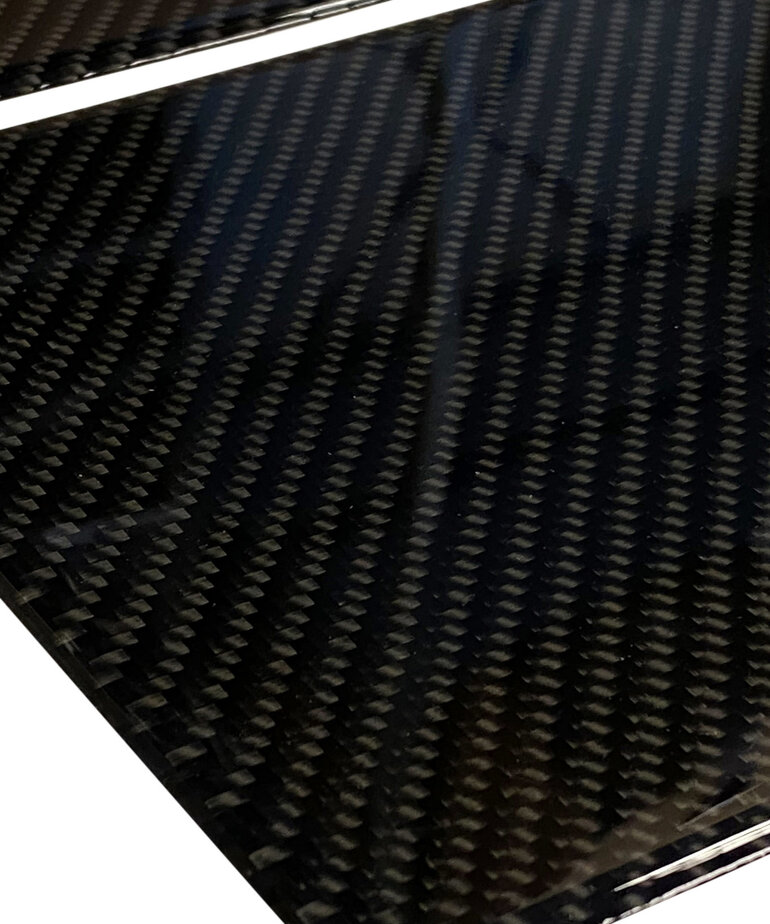 Autoparts 3 delige set Carbon middenconsole afwerking