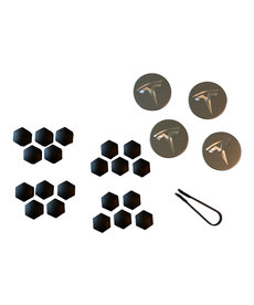 Autoparts TESLA Model 3  naafdop wheel cap kit (4 stuks)