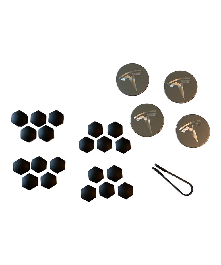 Autoparts Prachtige naafdoppen en moerkappen voor TESLA model 3