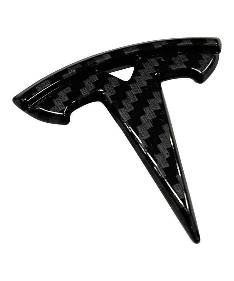 Autoparts Carbonlook stuurwiel logo Model 3