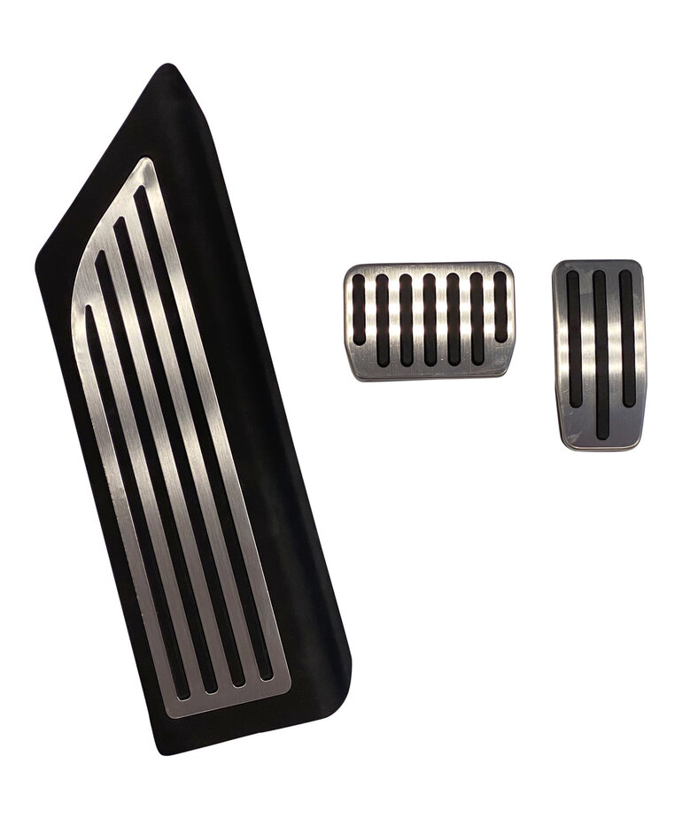 Autoparts 3 delige aluminium pedalenset passend