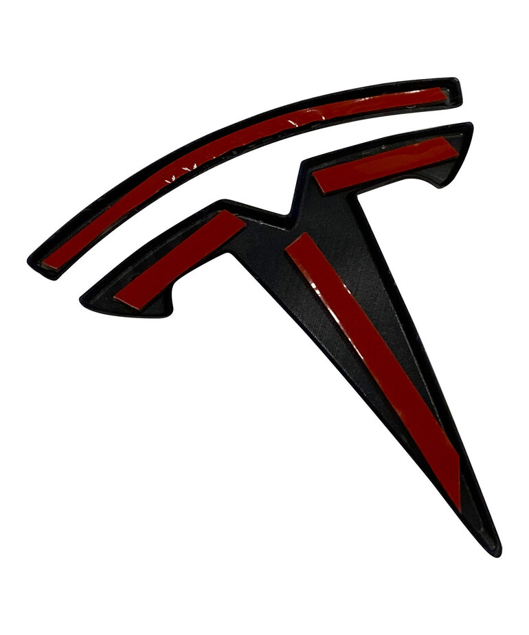 Autoparts Carbon look sticker voor op de kofferbak van Model3