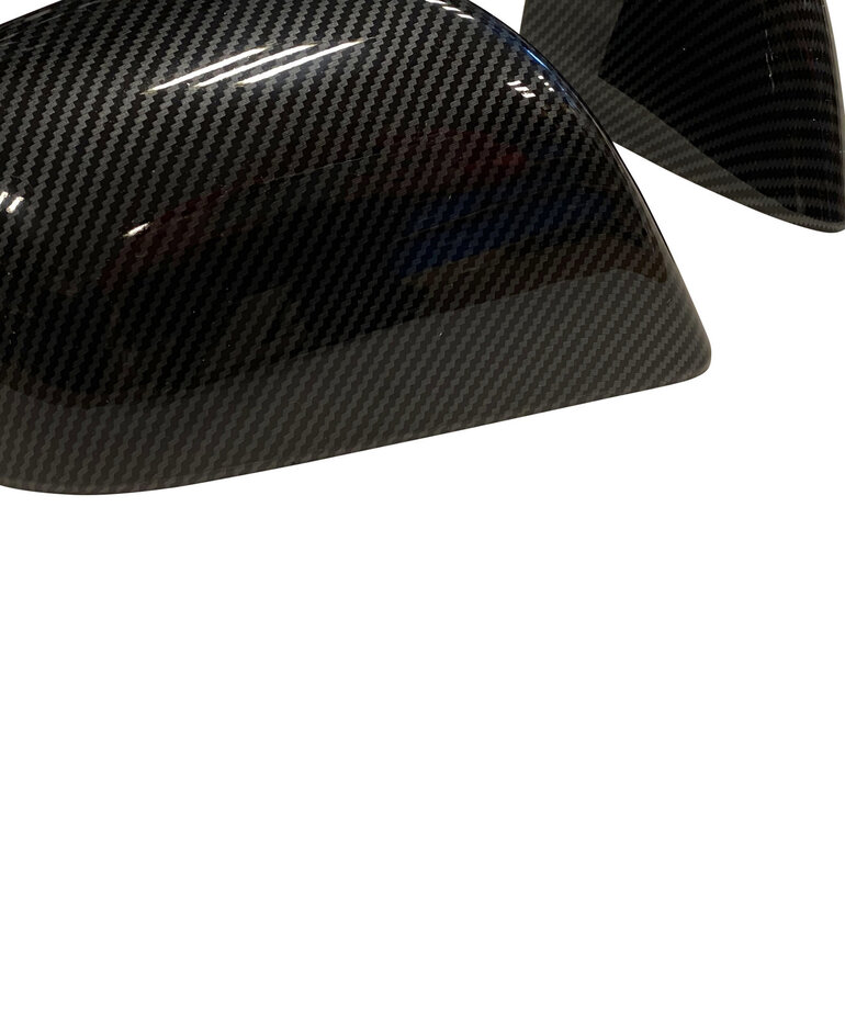 Autoparts 2 delige set spiegelkappen van kunststof