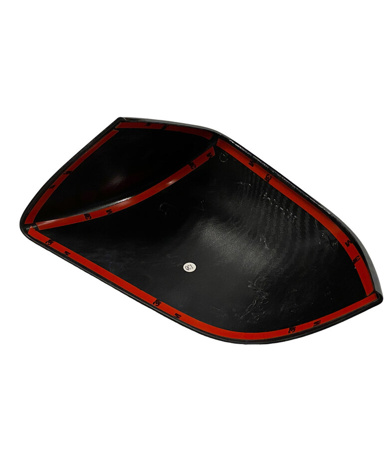 Autoparts 2 delige set spiegelkappen van kunststof