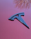 Autoparts TESLA model 3 logo sticker voor motorkap in Carbon look