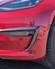 Autoparts 2-delige TESLA Model 3 Bumper canards in Carbon look