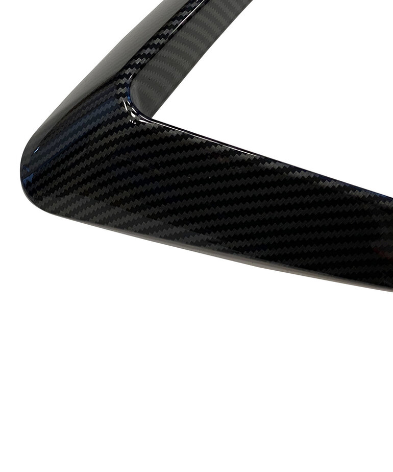 Autoparts 2-delige TESLA Model 3 Bumper canards in Carbon look