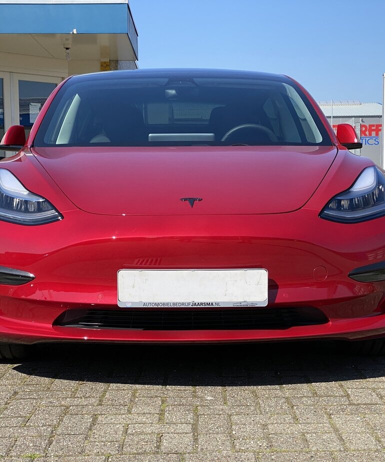 Autoparts 2-delige TESLA Model 3 Bumper canards in Carbon look