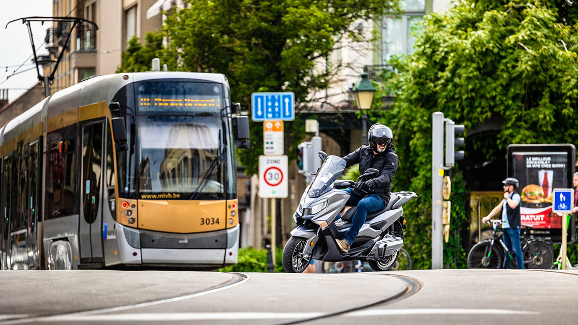 Electric Maxi Scooter Test Drive