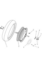 Velocifero E-Tennis - Plaque anti-rotation du moteur (5)