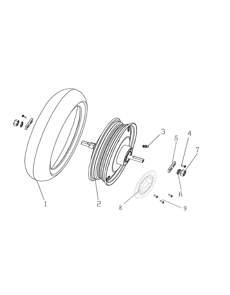 Velocifero E-Tennis - Plaque anti-rotation du moteur (5)