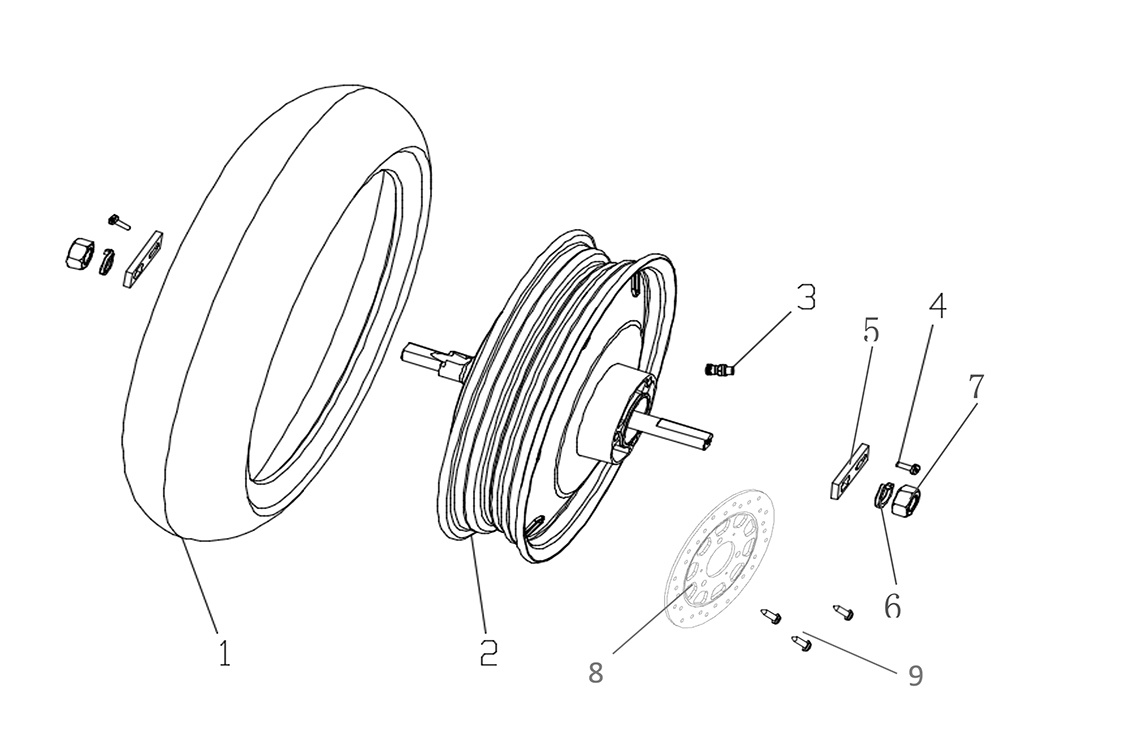 Rear wheel