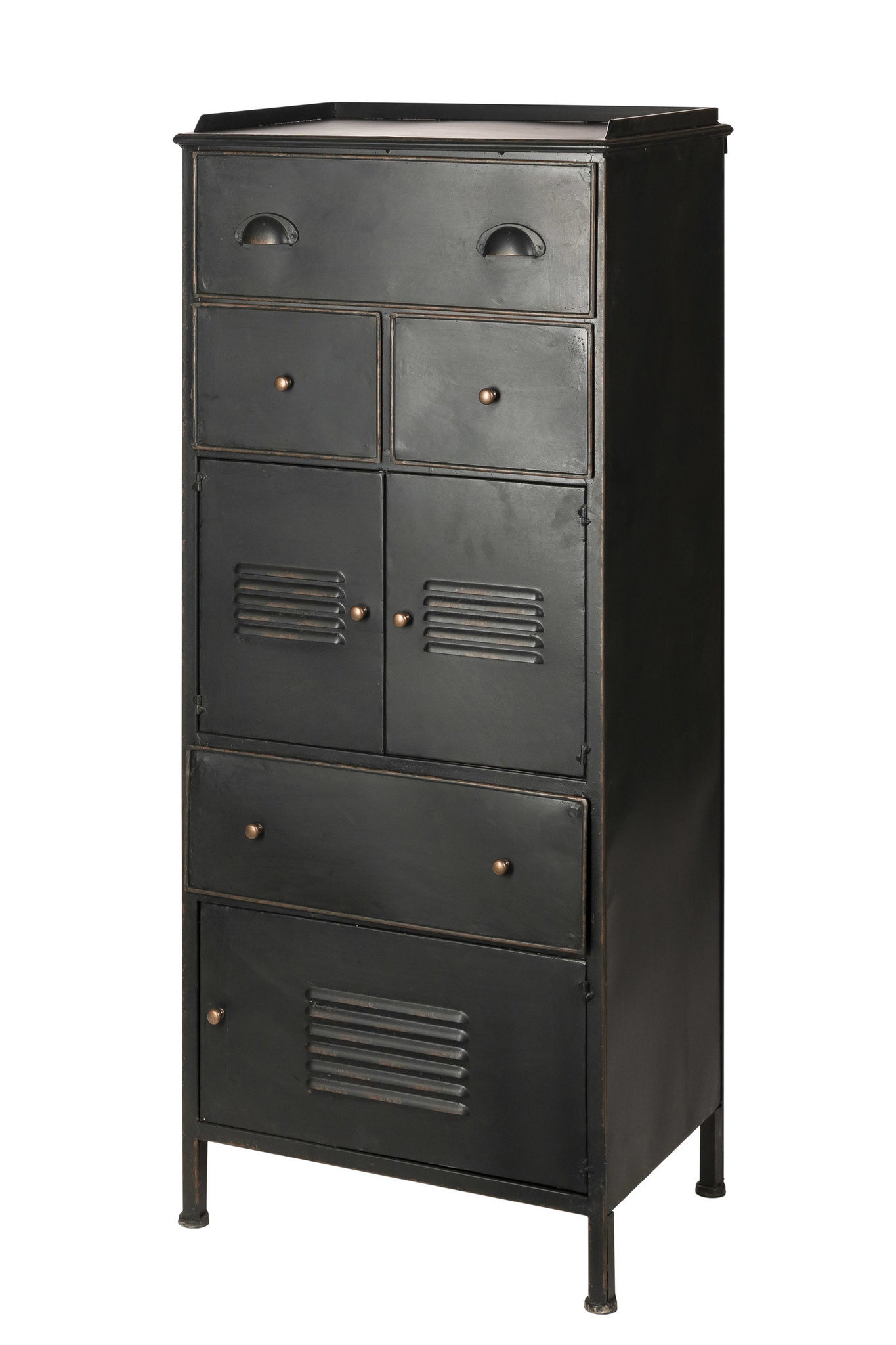 Instrumentenschrank Schwarz | Industrielle Möbel - Rootsmann