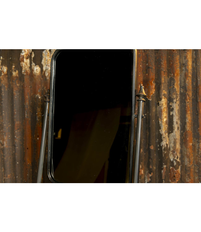 Spiegel mit Aufbewahrungskörben | Vintage-Deko - Rootsmann