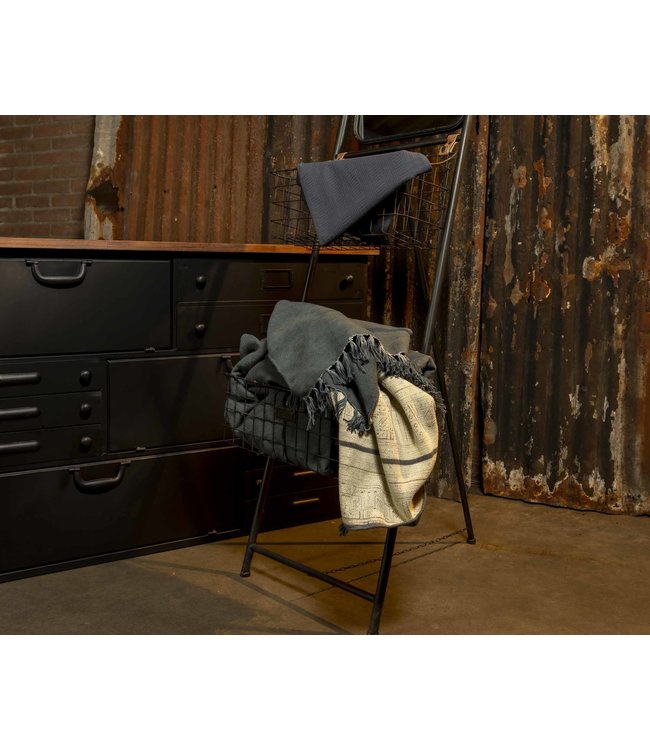 Spiegel mit Aufbewahrungskörben | Vintage-Deko - Rootsmann