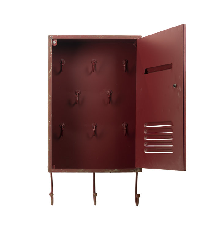 Rootsmann Retro Schlüsselschrank | Rot