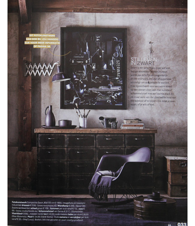 Rootsmann Kommode mit 16 Schubladen | helle Oberseite