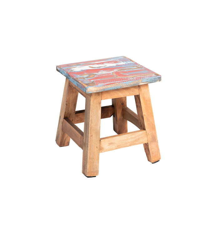 Rootsmann Rootsmann Holzhocker | Bunt-Holz