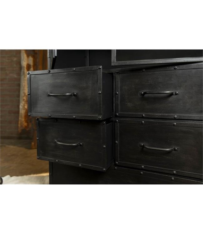 Rootsmann Industrielle vitrine 2.0 | Schwarz