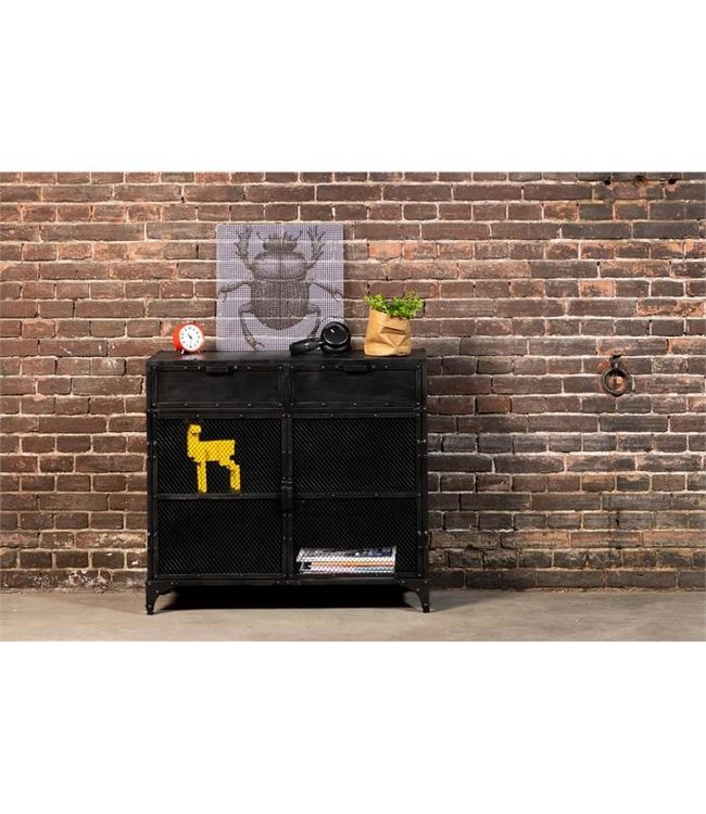 Rootsmann Flurschrank Metall 2.0 | Schwarz