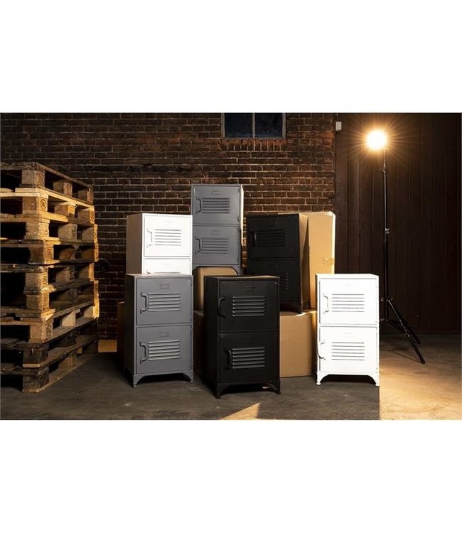 Rootsmann Rootsmann Schließfachschrank Bulky 2 Türen | Grau