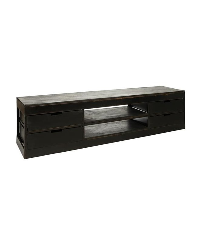 Rootsmann Rootsmann TV-Schrank robust industriell 2.0 | Schwarz
