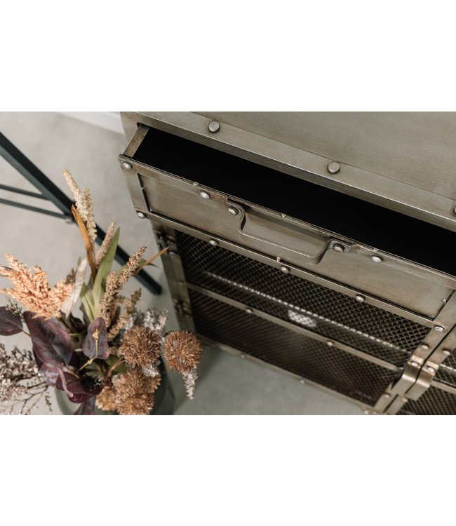 Rootsmann Flurschrank Metall 2.0 | Grau