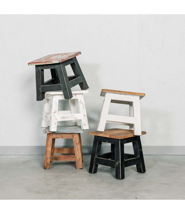 Rootsmann Rootsmann Holzhocker | Grau