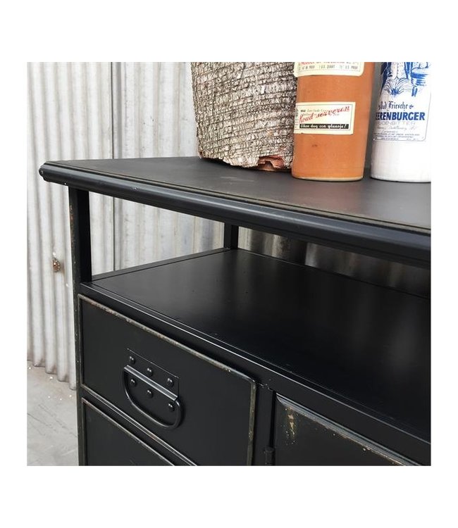 Rootsmann New Vintage-Schrank | Schwarz