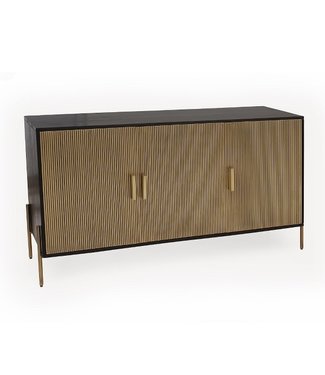 Rootsmann Sideboard | Schwarz - Gold