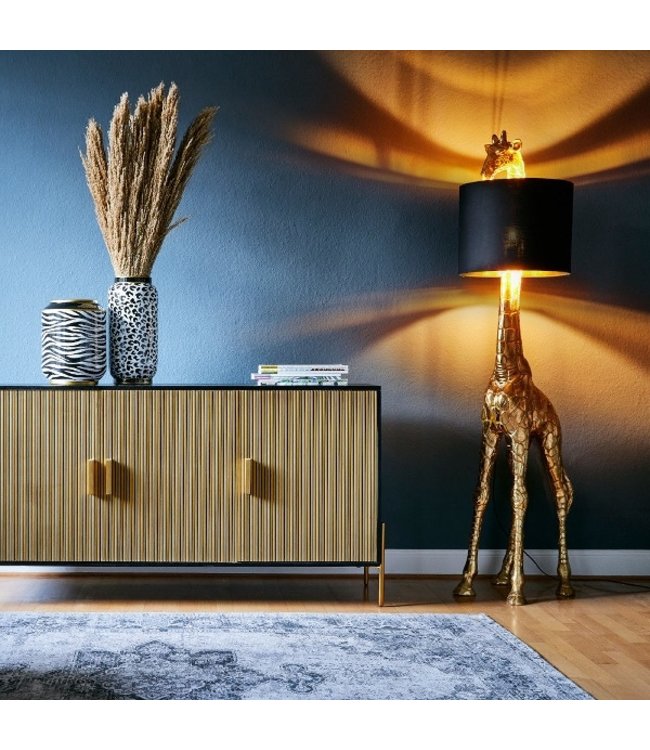 Rootsmann Sideboard | Schwarz - Gold