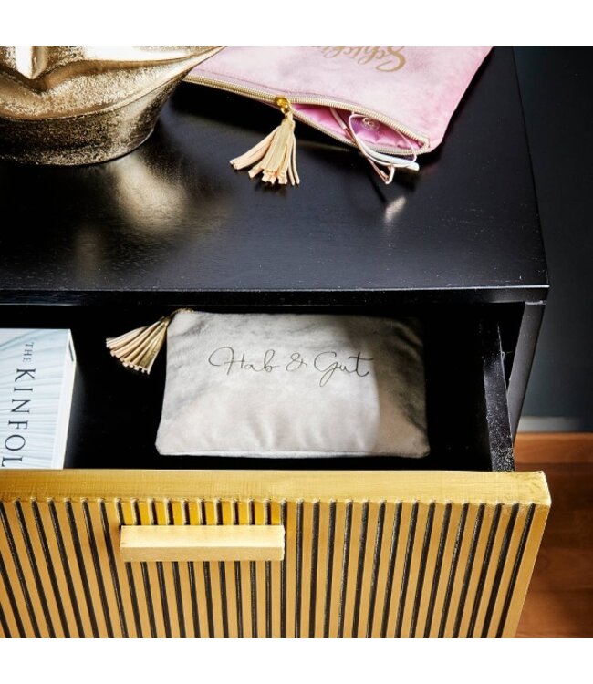 Rootsmann Kommode | Schwarz - Gold