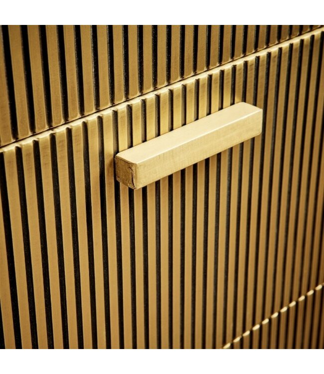Rootsmann Kommode | Schwarz - Gold