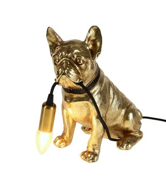 Rootsmann Tischlampe Bulldogge | Gold