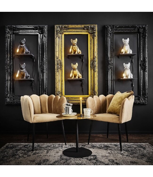 Rootsmann Tischlampe Bulldogge | Weiß