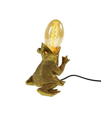 Rootsmann Tischlampe Frosch | Gold