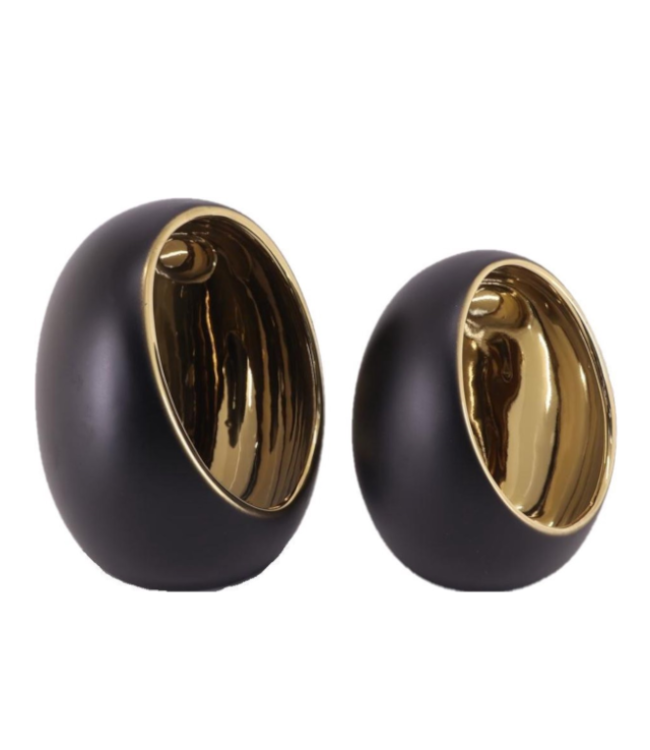 Rootsmann Teelichthalter Oval | Gold