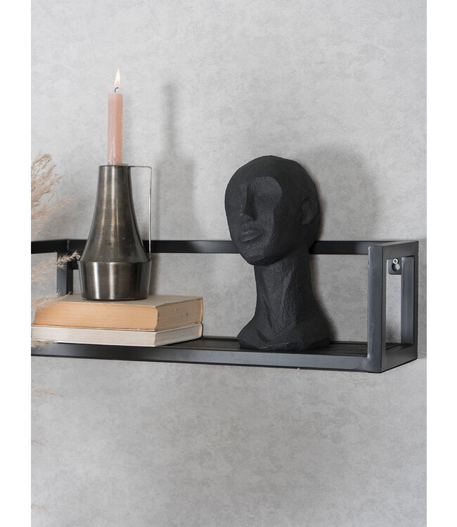 Rootsmann Wandregal-Set 3 klein | Schwarz