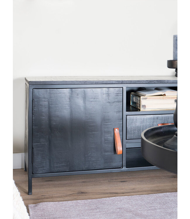 Rootsmann TV-Möbel Luuk 160 | Schwarz